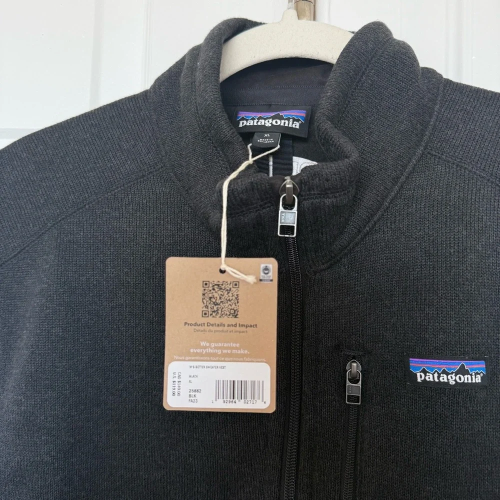 Patagonia Black Better Sweater Vest